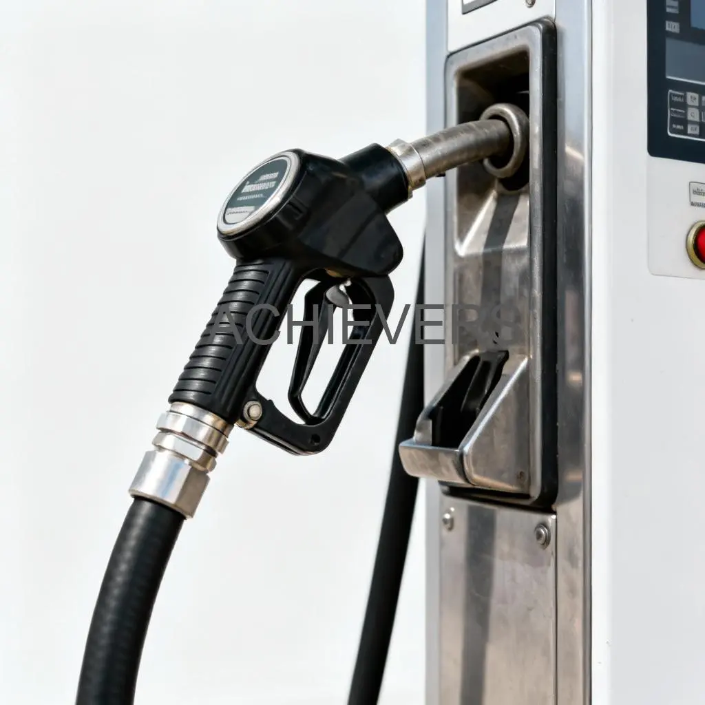 Close-up of Diesel Dispenser internal assembly showing the pump, flow meter, and filtration unit mounted within a protective casing