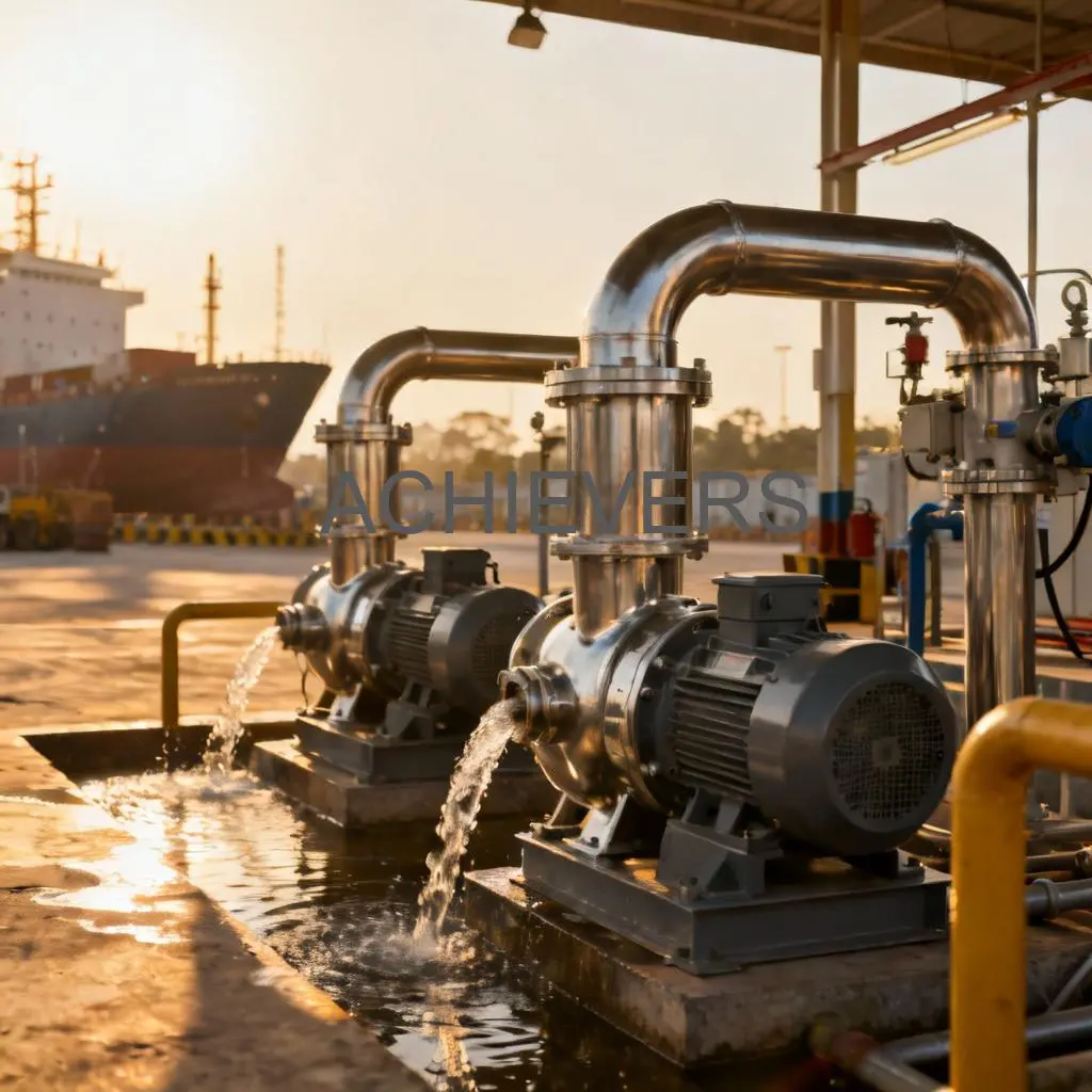 SS Pumps integrated into an industrial water treatment facility for high-pressure filtration