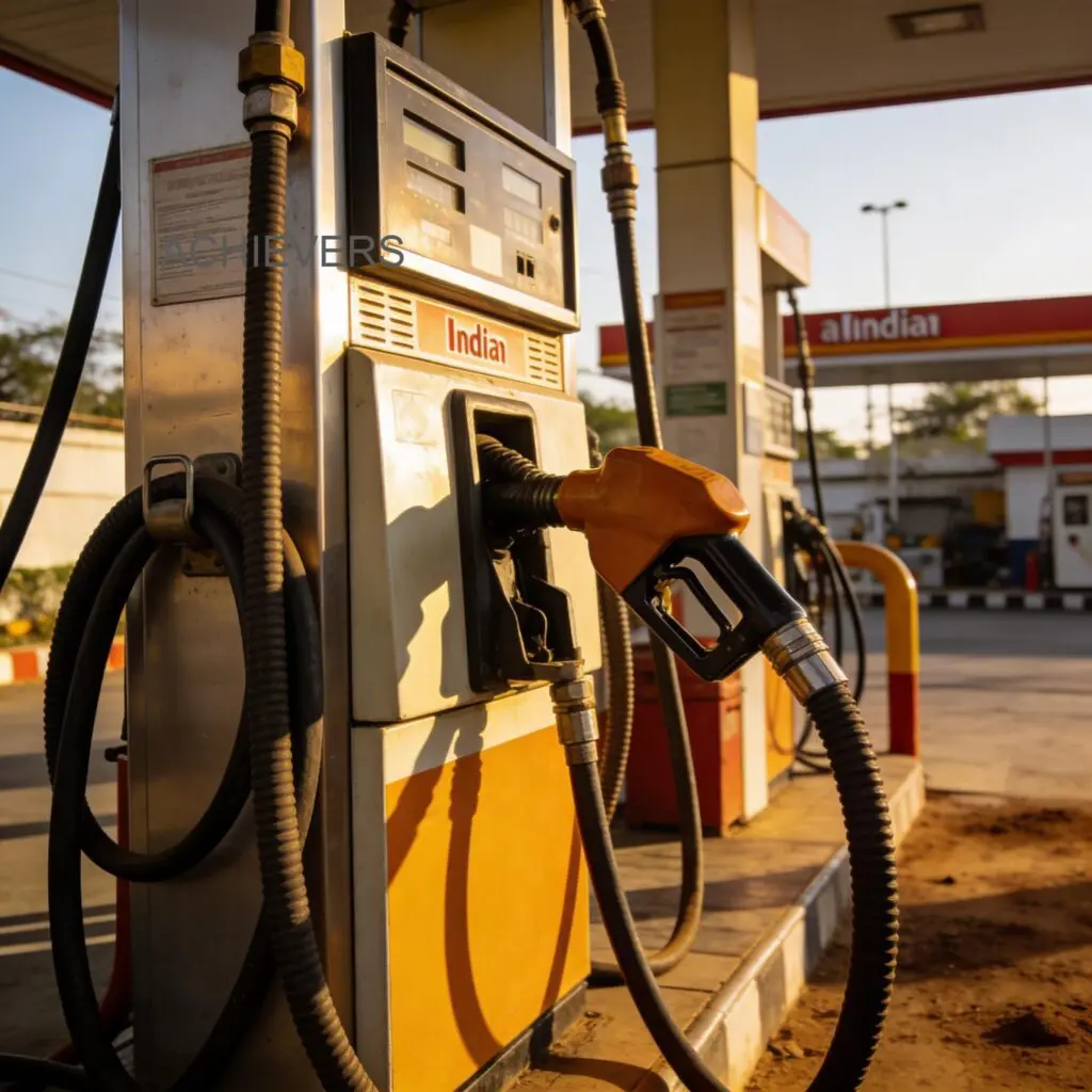 Technician performing safety checks on a flameproof Fuel Dispenser at a hazardous Zone 1 industrial site in India