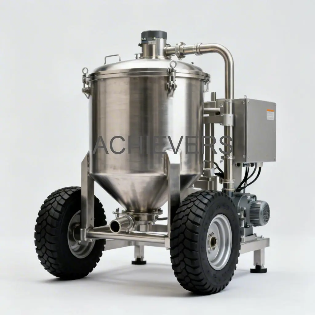 Close-up of a Liquid Batching System installed on a diesel dispensing skid showing the stainless steel flow meter and dual-stage automated control valve