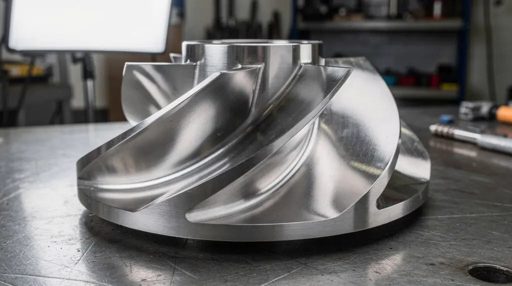 Rolled SS-316 closed impeller for centrifugal pump