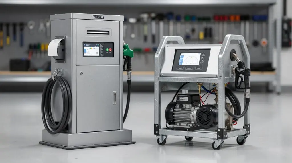 Selection of CE-204 and CE-133 diesel dispensers for fleet operations