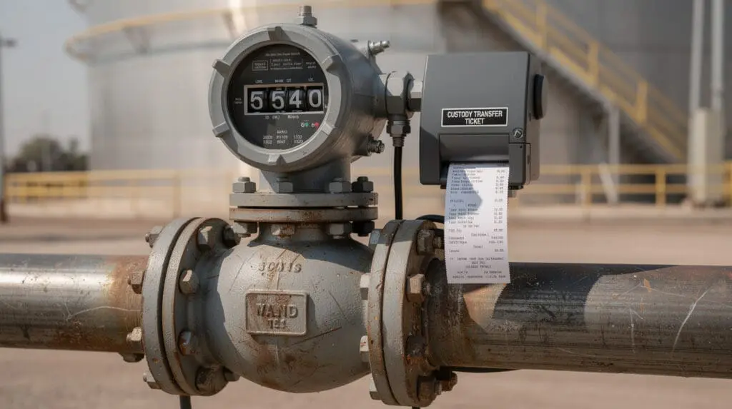 CE-113 High Accuracy Diesel Flow Meter with ticket printer