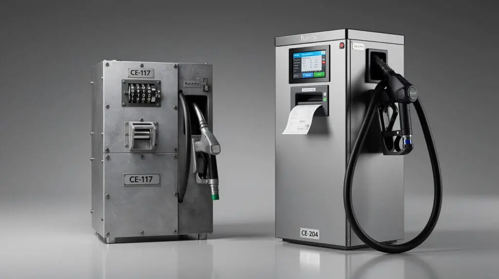 Comparison of mechanical and high-accuracy digital fuel dispensers
