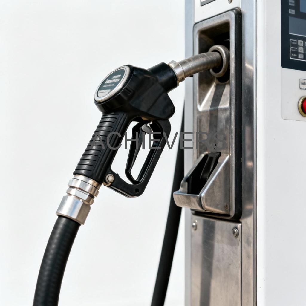 Close-up of Diesel Dispenser internal assembly showing the pump, flow meter, and filtration unit mounted within a protective casing