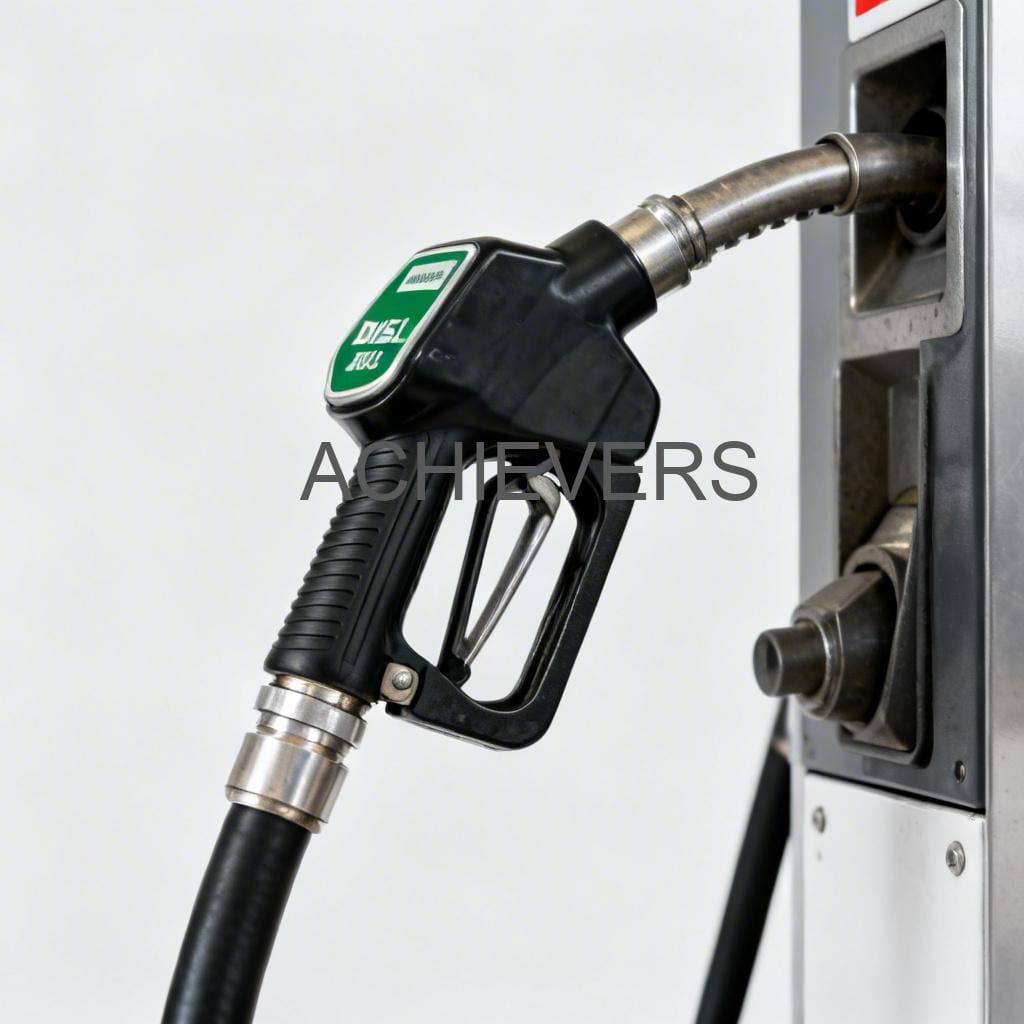 Heavy-duty Diesel Dispenser unit installed on a skid featuring a mechanical counter and high-flow nozzle