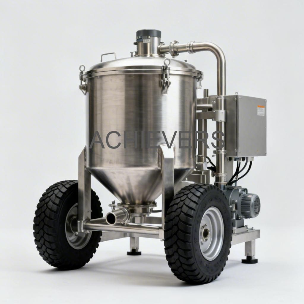 Close-up of a Liquid Batching System installed on a diesel dispensing skid showing the stainless steel flow meter and dual-stage automated control valve
