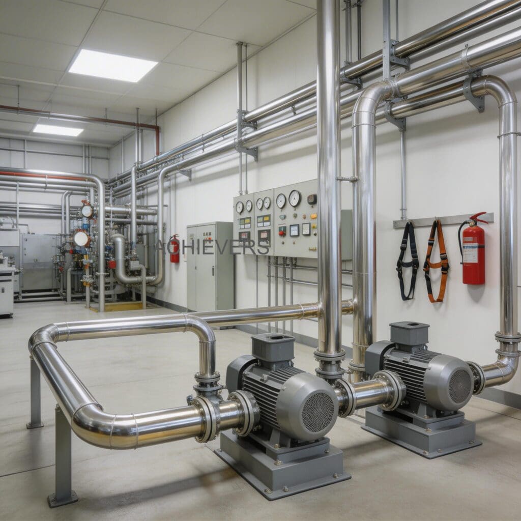 PP Pumps in productive use demonstrating measurable financial output at an international industrial site