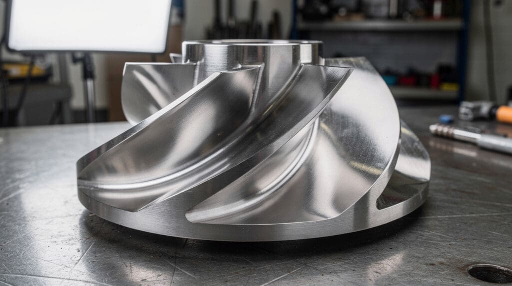 Rolled SS-316 closed impeller for centrifugal pump