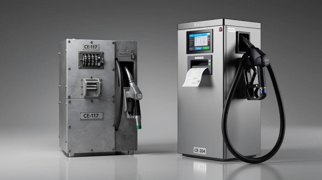 Comparison of mechanical and high-accuracy digital fuel dispensers