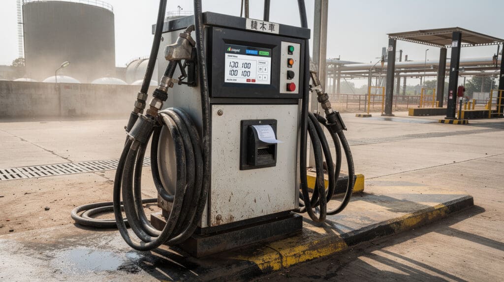 Digital liquid dispenser and batching unit for heavy duty industrial environments